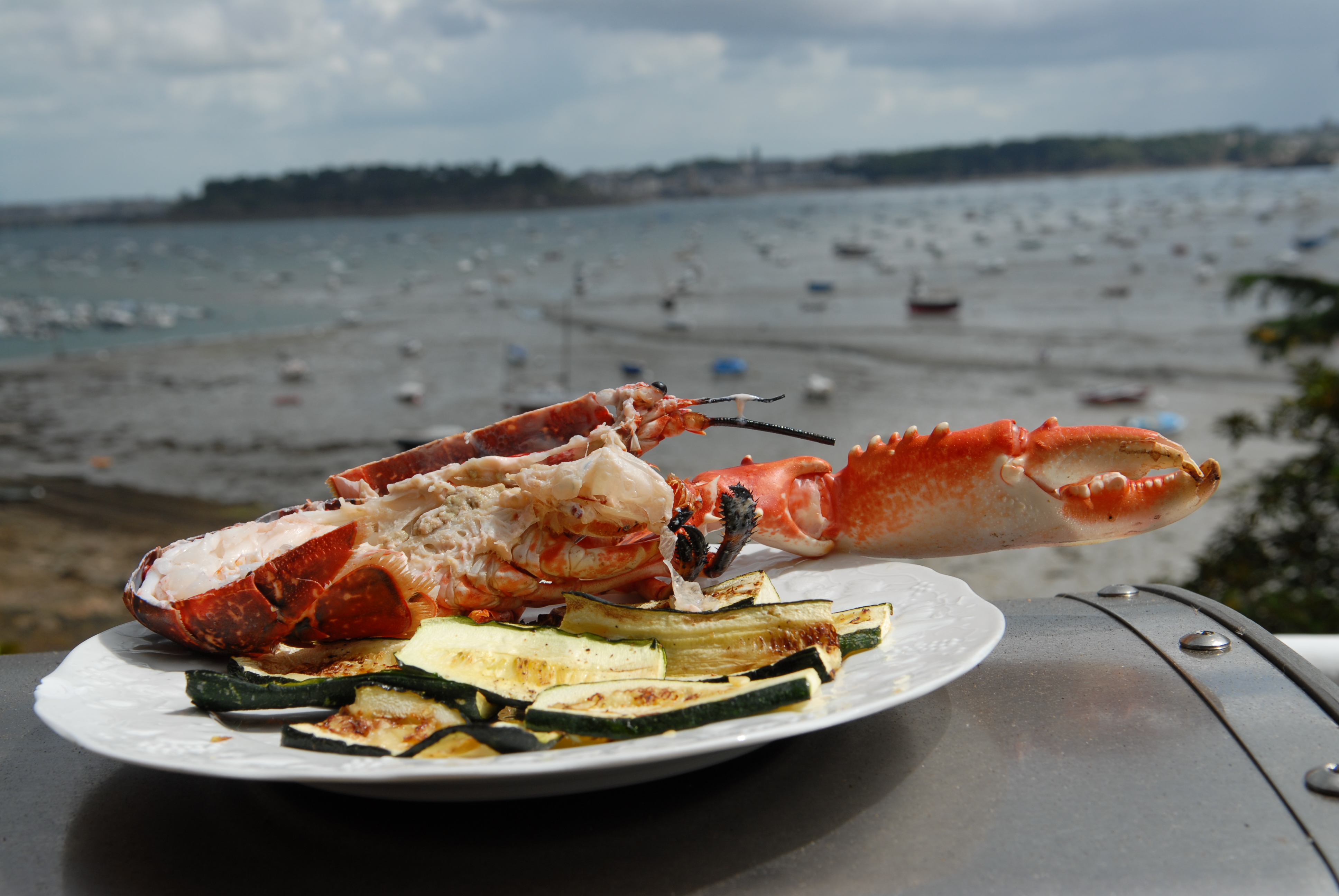 Homard au barbecue